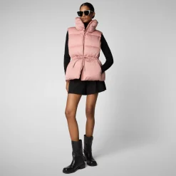 Women's vest Ren in MISTY ROSE