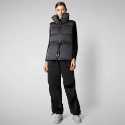 Women's vest Ren in thorn brown