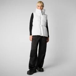 Women's vest Ren in White