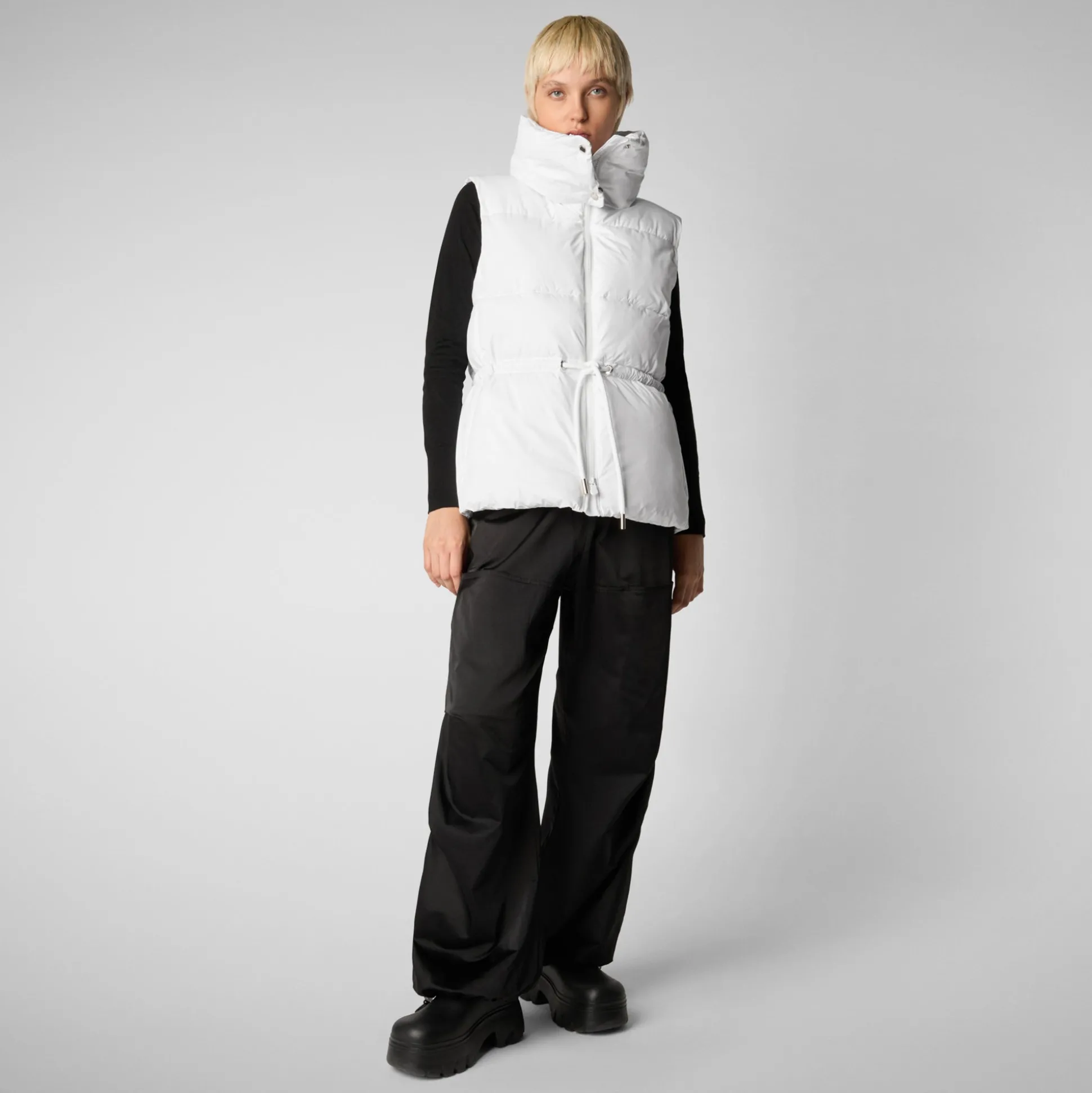 Women's vest Ren in White