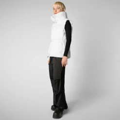 Women's vest Ren in White