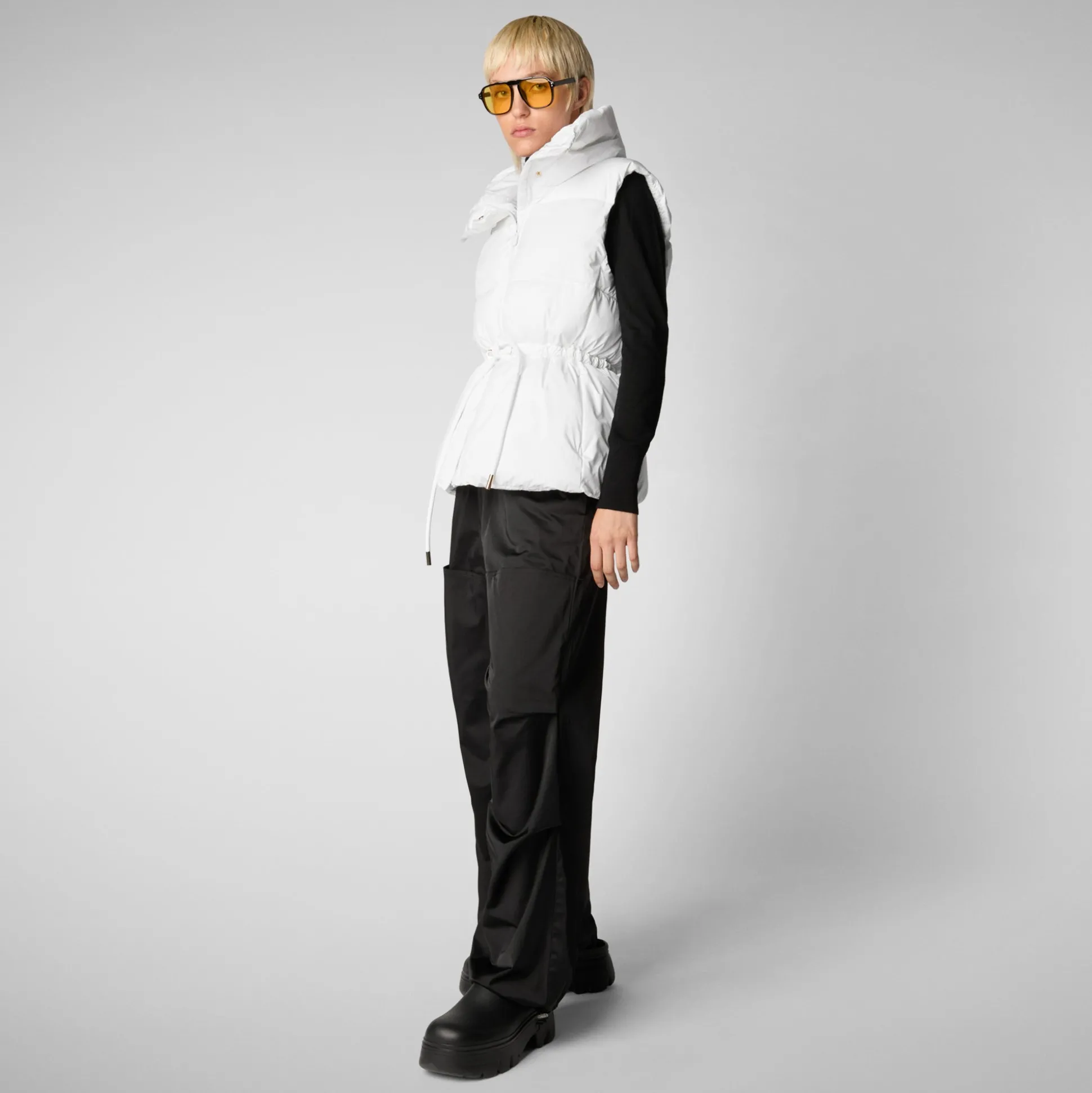 Women's vest Ren in White